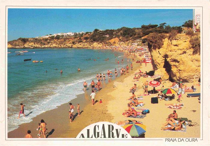 Praia da Oura PT Fliegeraufnahme Strand