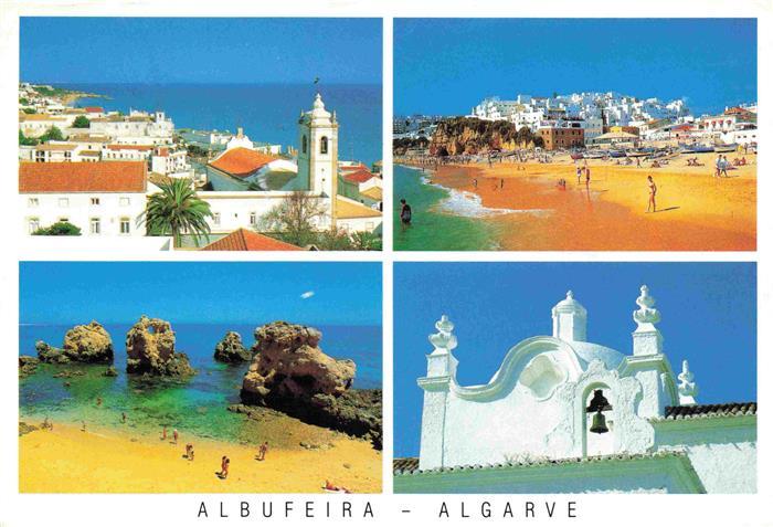 Albufeira PT Strandpartien Kirche