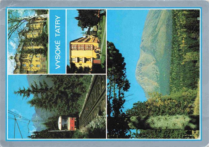 Vysoke Tatry Poprad SK Elektricka na Strbse Pleso Stary Smokovec hotel Grand Sta