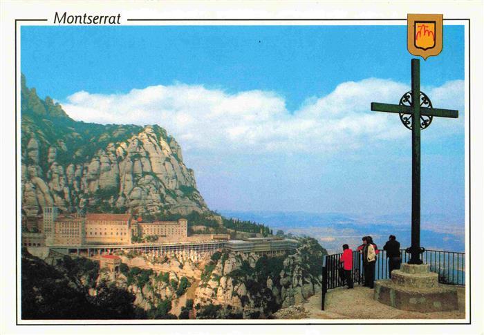 Montserrat Kloster BARCELONA Cataluna ES Panorama