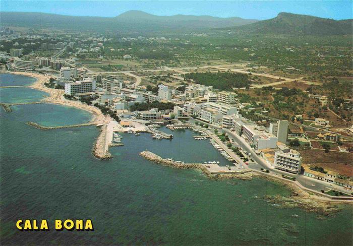 Cala Bona Mallorca ES Fliegeraufnahme