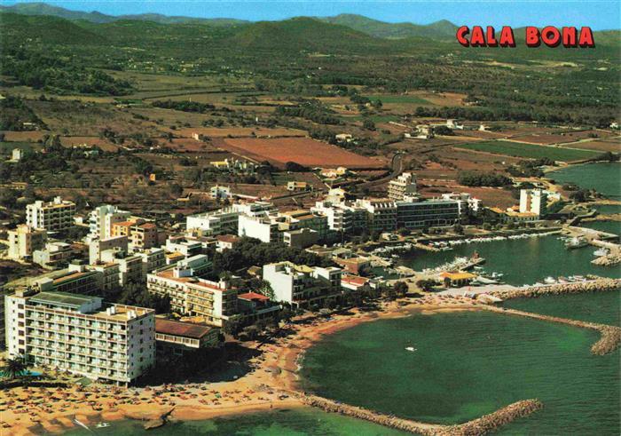 Cala Bona Mallorca ES Fliegeraufnahme