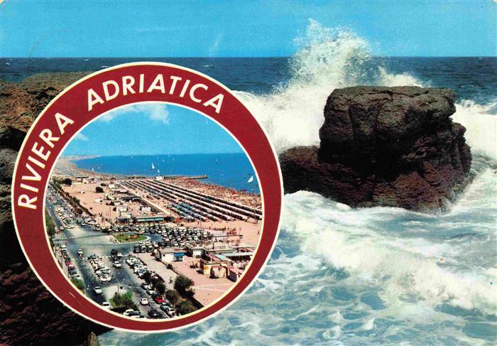 Riviera Adriatica Panorama Fliegeraufnahme