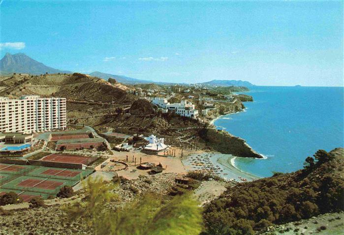 Villajoyosa Aparthotel Euro Tennis Fliegeraufnahme