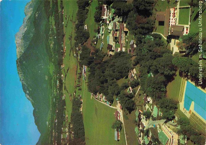 Unterstein Schoenau Berchtesgaden Fliegeraufnahme mit Untersberg