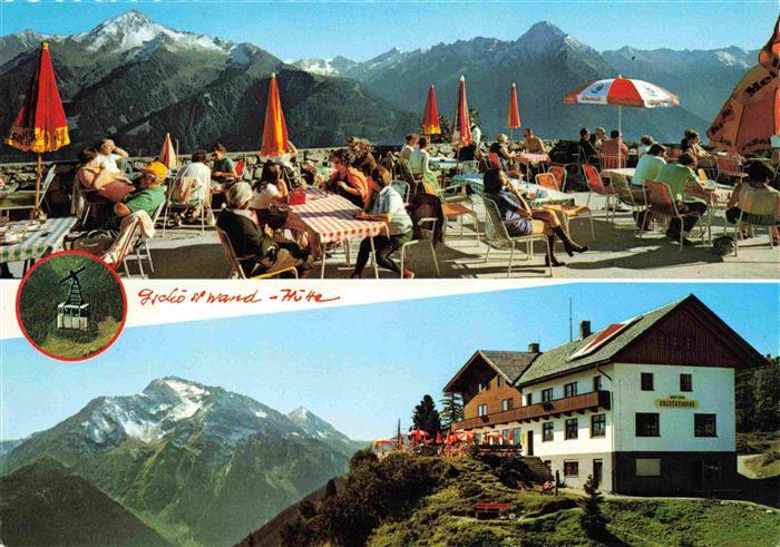 Gschoesswandhuette Zillertal AT Gasthaus Sonnenterrasse Alpenpanorama