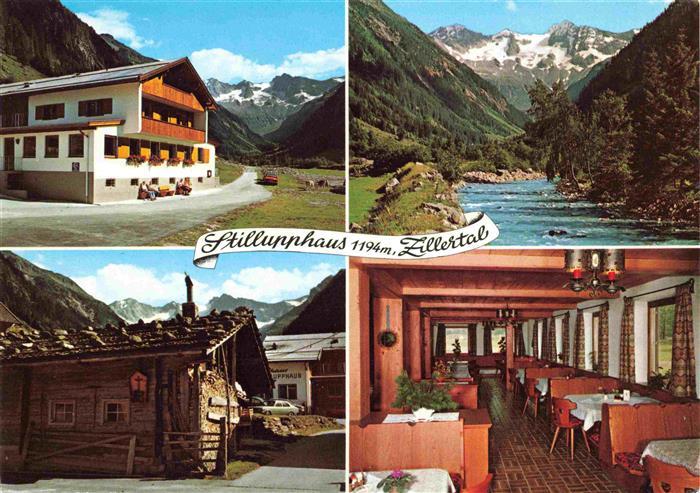 Stillupptal Stilluptal Mayrhofen Zillertal AT Alpengasthof Stillupphaus Gastraum