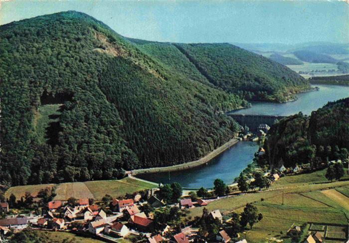 Diemeltalsperre Fliegeraufnahme