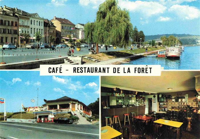 Remich Luxembourg Cafe Restaurant de la Foret Gastraum Details
