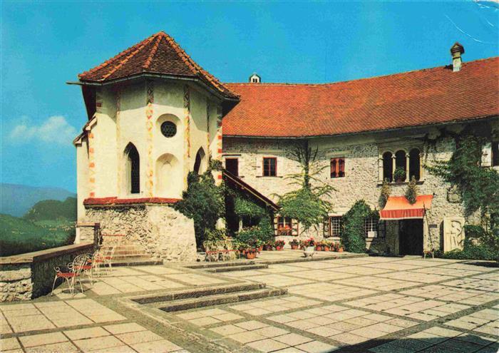 Bled Slovenia zgornje grasko dvorisce
