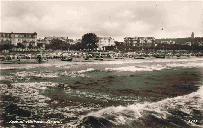 AHLBECK HERINGSDORF Insel Usedom Ostseebad Strand