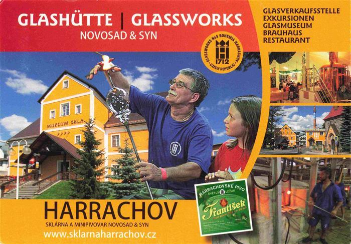 Harrachov Harrachsdorf CZ Glashuette Novosad und Syn Glasmuseum Brauhaus Restaur