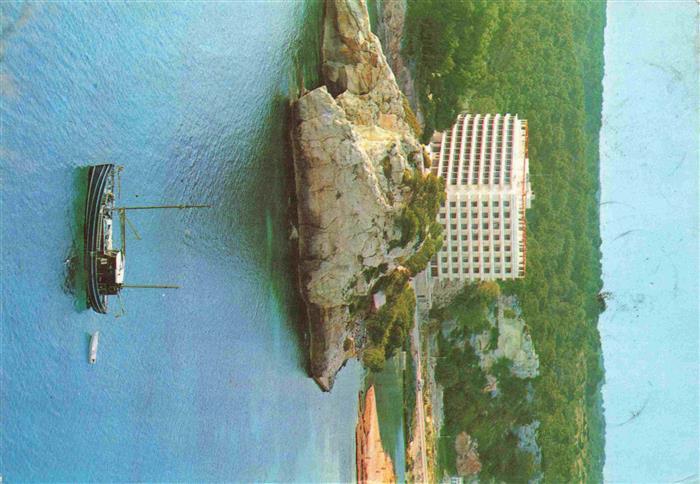 Menorca Islas Baleares ES Cala Galdana Hotel Audax Fliegeraufnahme