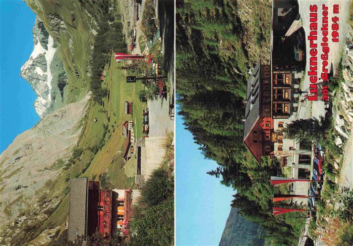 Lucknerhaus 1984m Kals Grossglockner Alpengasthof am Eckpunkt der Kalser Glockne