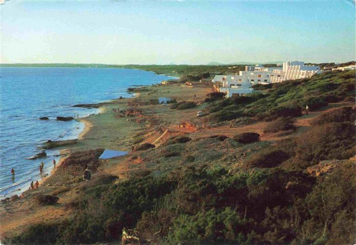 Formentera ES Playa de Mitjorn Panoramica del Hotel Club La Mola