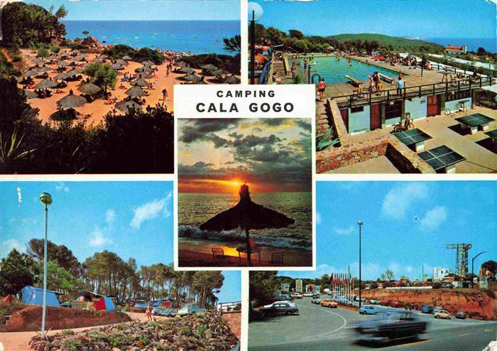 Costa Brava Espana Camping Cala Gogo Teilansichten Schwimmbad