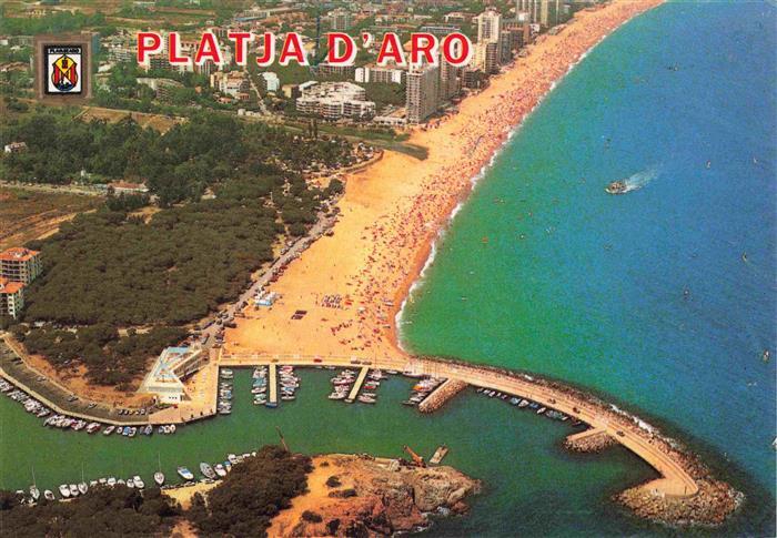 Platja d Aro Costa Brava ES Fliegeraufnahme