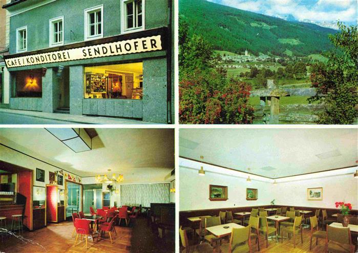 Radstadt AT Cafe Konditorei Sendlhofer Gastraeume Panorama