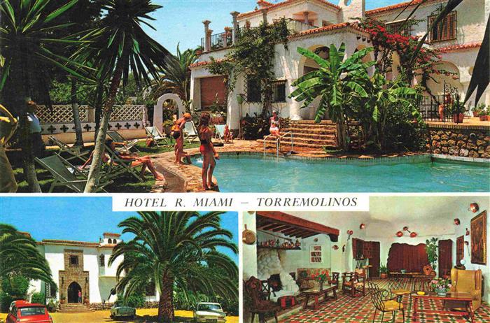 Torremolinos ES Hotel Residencia Miami Pool Gastraum