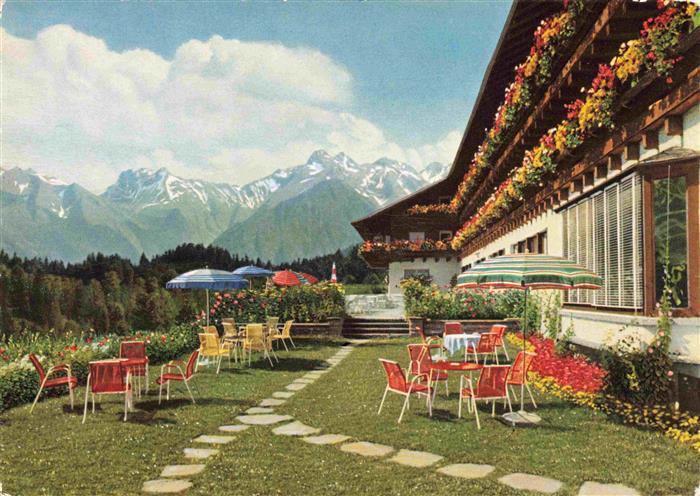 Sonthofen  Oberallgaeu Allgaeuer Berghof mit Alpe Eck