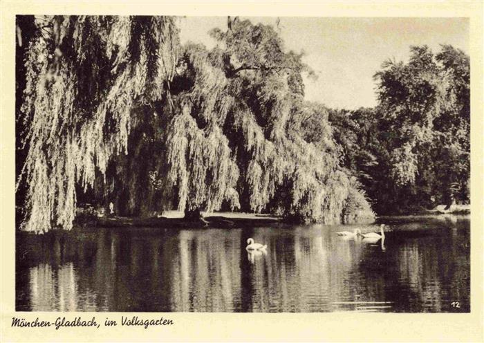 MoeNCHENGLADBACH NRW Im Volksgarten Schwanenteich