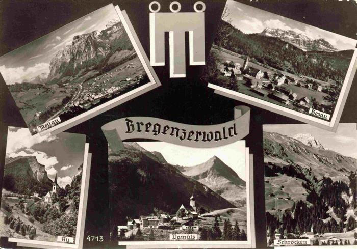 Bregenzerwald Vorarlberg AT Mellau Besau Au Damuels Schroecken