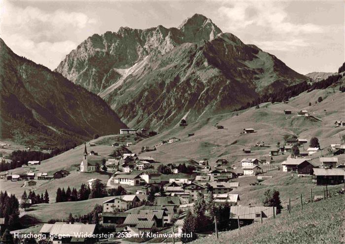 Hirschegg Kleinwalsertal Vorarlberg AT mit Widderstein