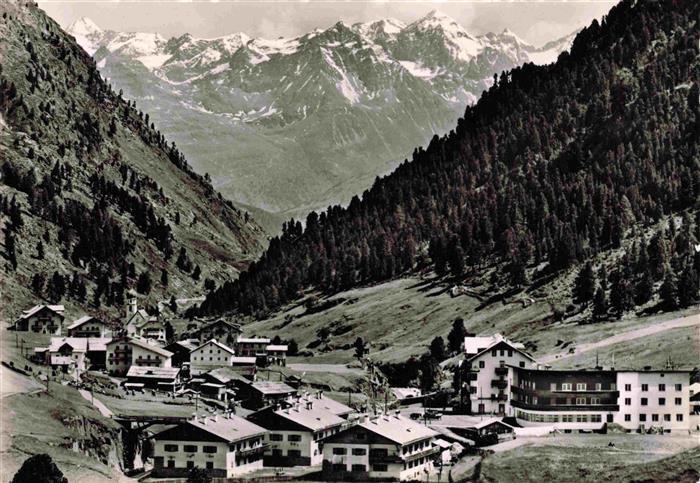 Vent oetztal Tirol AT Panorama mit oetztaler Alpen