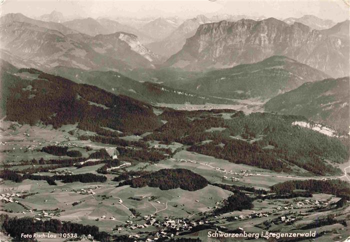 Schwarzenberg Bregenz Vorarlberg AT Fliegeraufnahme