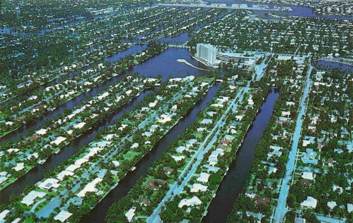 Fort Lauderdale Florida USA Fliegeraufnahme