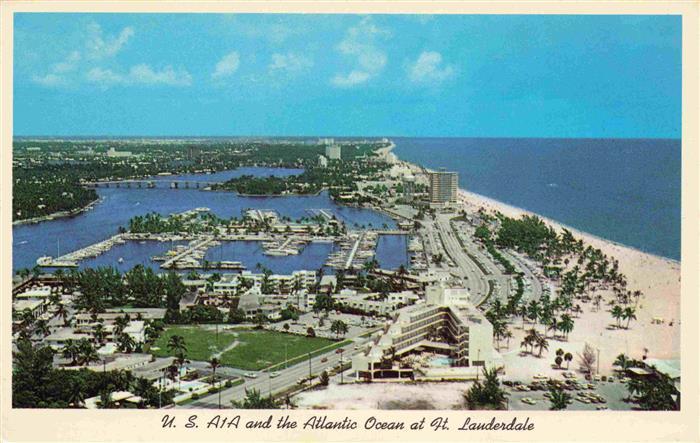 Fort Lauderdale Florida USA Atlantic Ocean Fliegeraufnahme