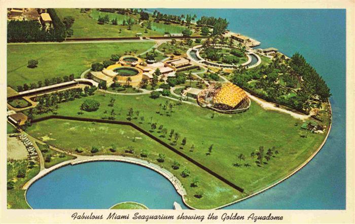 MIAMI Florida USA Miami Seaguarium showing the Golden Aguadome