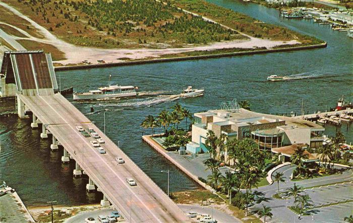 Fort Lauderdale Florida USA Looking across the Inlet Waterway at fabulous Pier 6