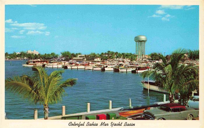 Fort Lauderdale Florida USA Colorful Bahia Mar Yacht Basin