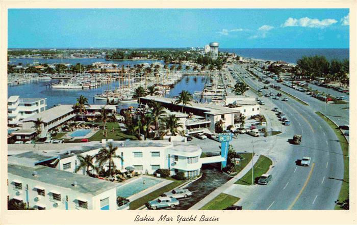 Fort Lauderdale Florida USA Bahia Mar Yacht Basin Fliegeraufnahme