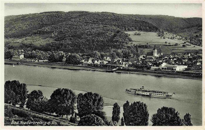 Bad Niederbreisig Rheinpartie Fliegeraufnahme