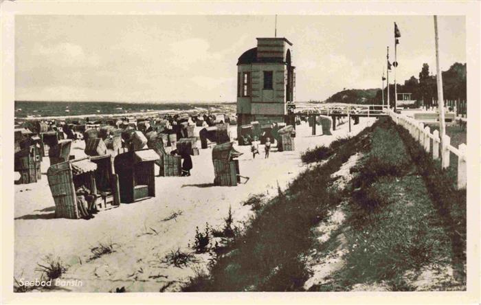BANSIN Ostseebad Heringsdorf Strandpartie