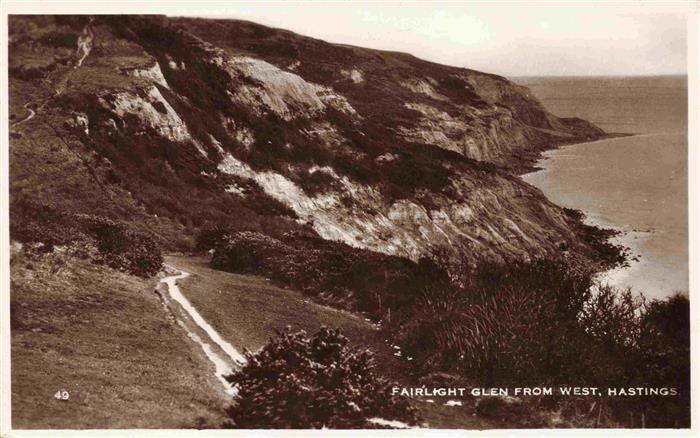 HASTINGS East Sussex UK Fairlight Glen from West