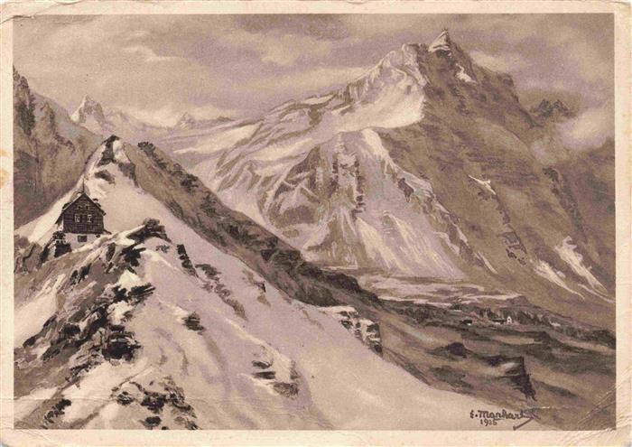 Niedersachsenhaus Riffelscharte 2400m GRAINAU Bayern Fliegeraufnahme