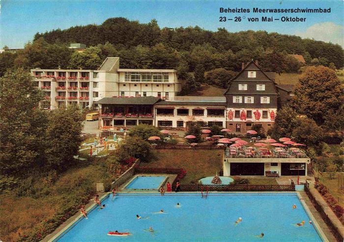 Gras-Ellenbach Grasellenbach Kurhotel Siegfriedbrunnen Meerwasserschwimmbad