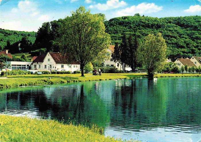 Itzelberg Café Seeblick Uferpartie am See