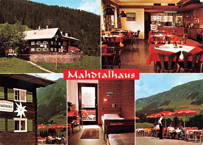 Schwende Riezlern Kleinwalsertal Vorarlberg AT Berggasthof Mahdtalhaus Gaststaet