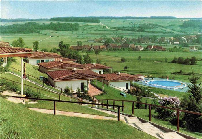Aschbach Oberfranken Panorama Bungalow Feriendorf Steigerwald