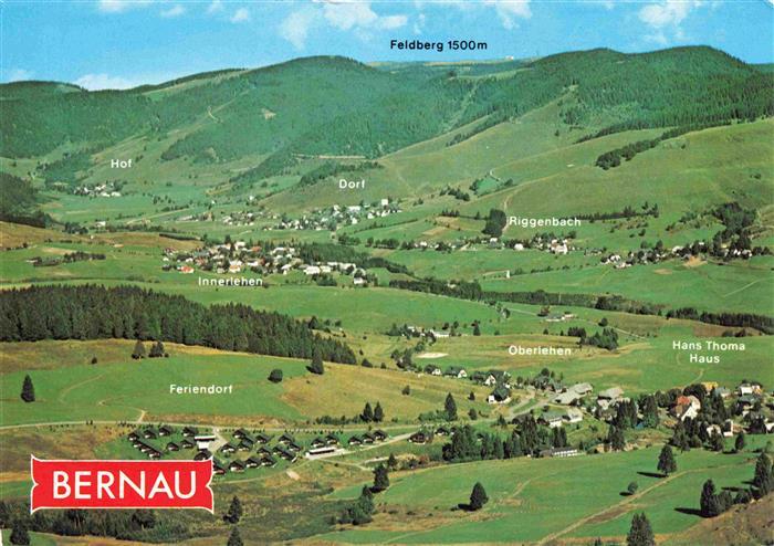 Bernau Schwarzwald Panorama Hoehenluftkurort und Wintersportplatz
