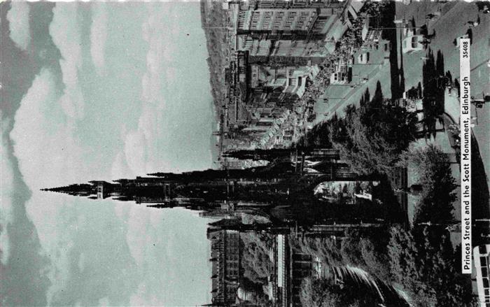 EDINBURGH SCOTLAND UK Princes Street and the Scott Monument