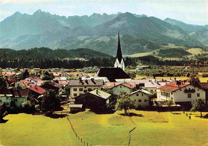 Koessen Tirol AT Panorama mit Wildem Kaiser