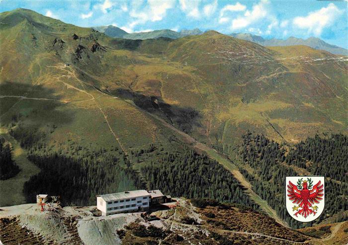 Birgitzkoepfl Naturfreundehaus mit Hoodl Fliegeraufnahme