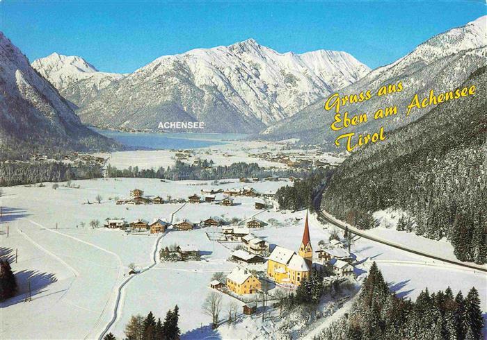 Eben Achensee Fliegeraufnahme