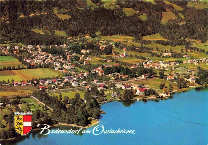 Bodensdorf Ossiacher See AT Fliegeraufnahme