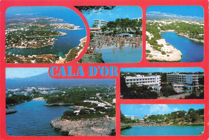 Cala d Or Mallorca ES Fliegeraufnahmen Hotels Strandpartien